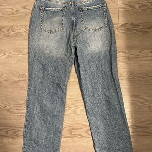 PacSun Blue Straight Leg Jeans Vintage-Inspired Comfortable